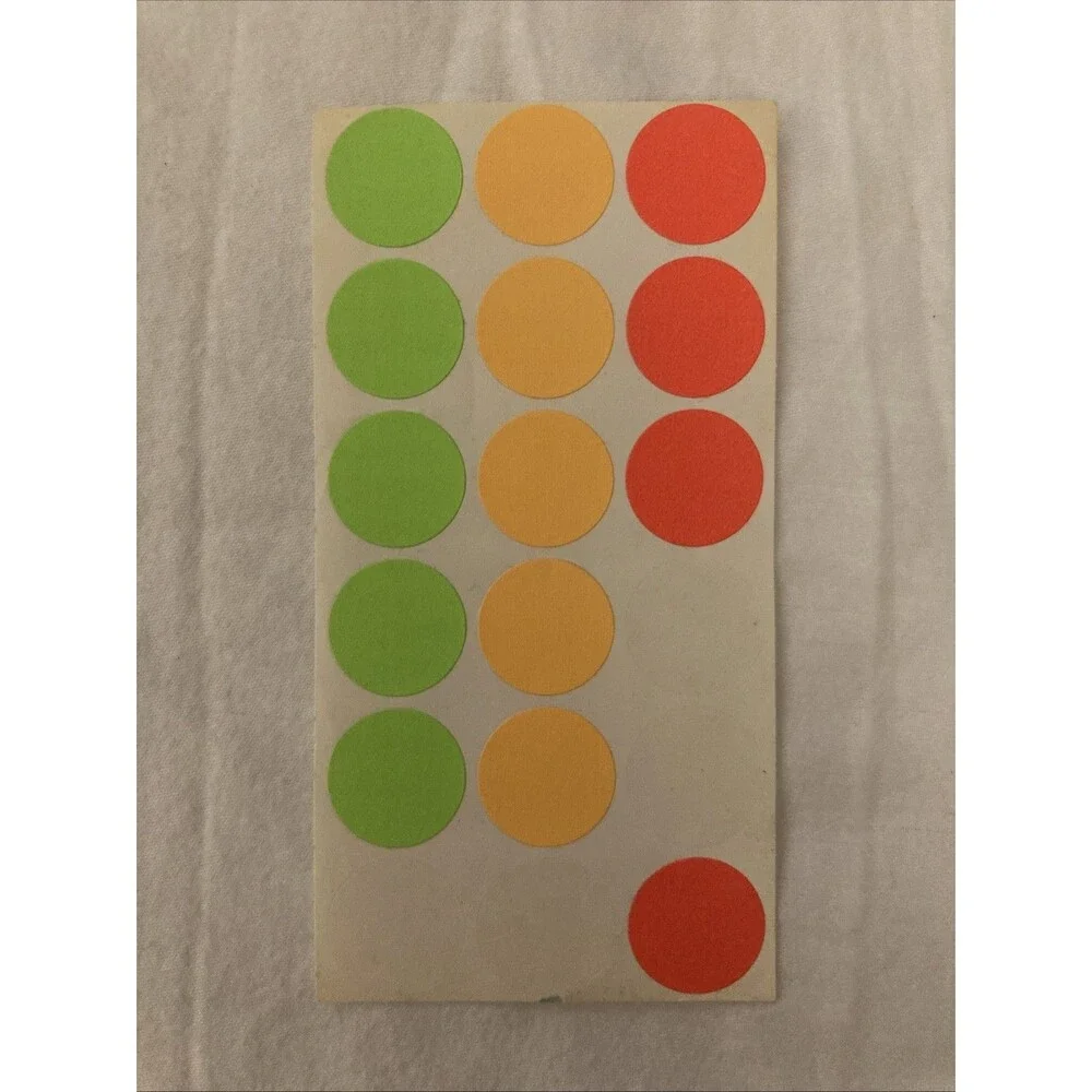 Unbranded Color Coding Labels | Multicolor | 83 Labels